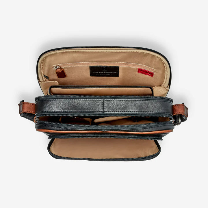 Osgoode Marley Leather RFID Calvin Crossbody Traveler - 4042