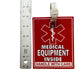 Medical Equipment Luggage Tag- 5 x 4 inches