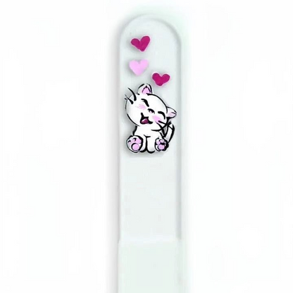 Czech Glass Nail File - Small- Hand Painted