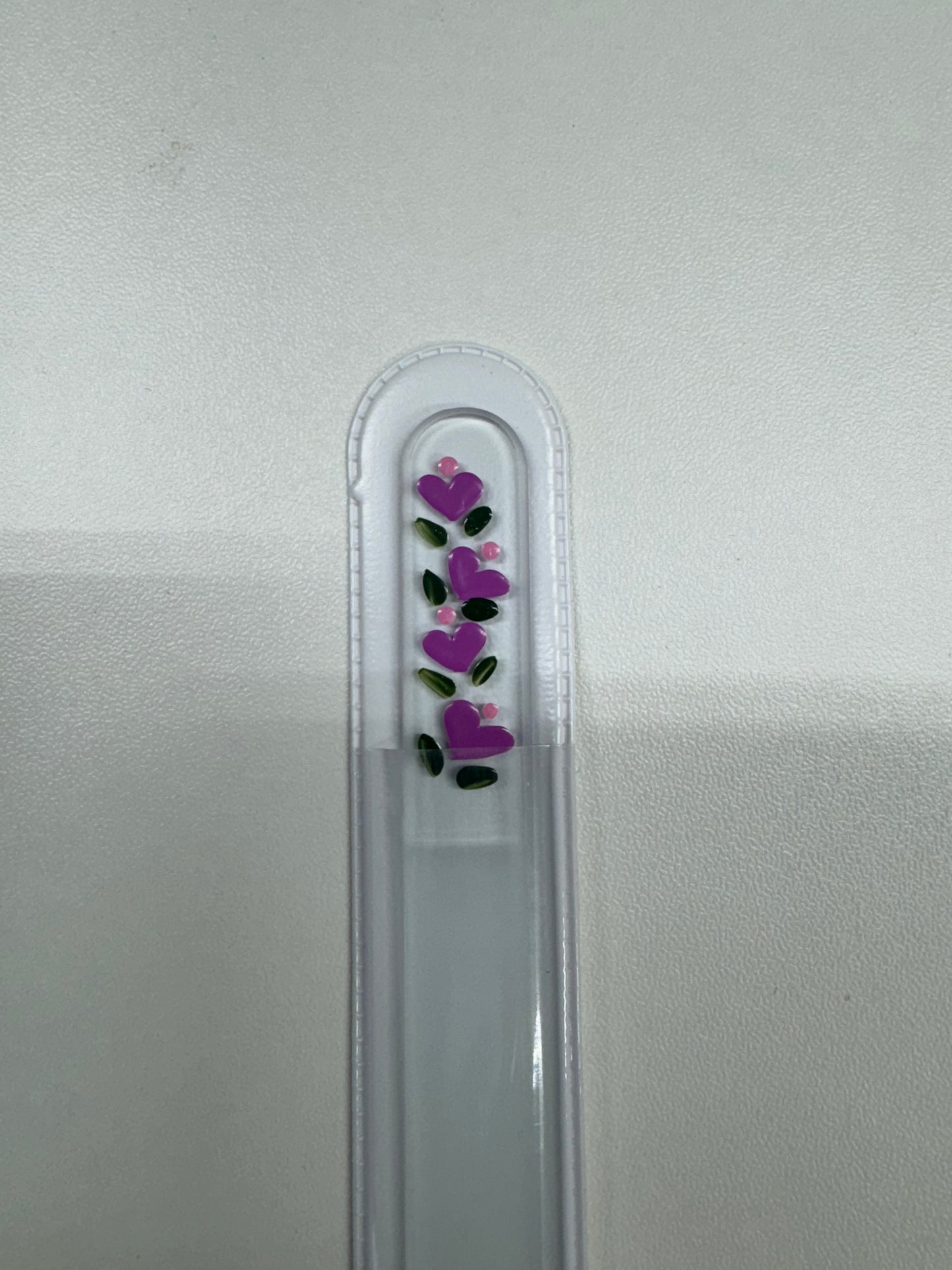 Czech Crystal Nail File-  Medium- Hand Painted- $12