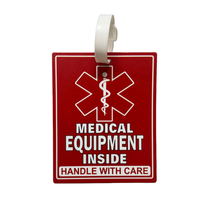 Medical Equipment Luggage Tag- 5 x 4 inches