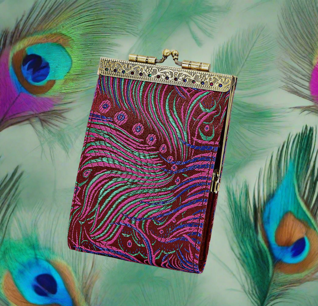 Cathayana- RFID Brocade Accordian Card Wallet- $27.50