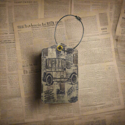 Luggage Tag- Vintage Collection Car