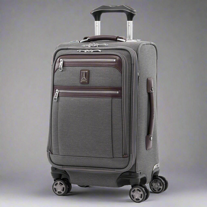 TravelPro Platinum® Elite Carry-On Softsided Expandable Business Plus Spinner- 4091880 Vintage Grey
