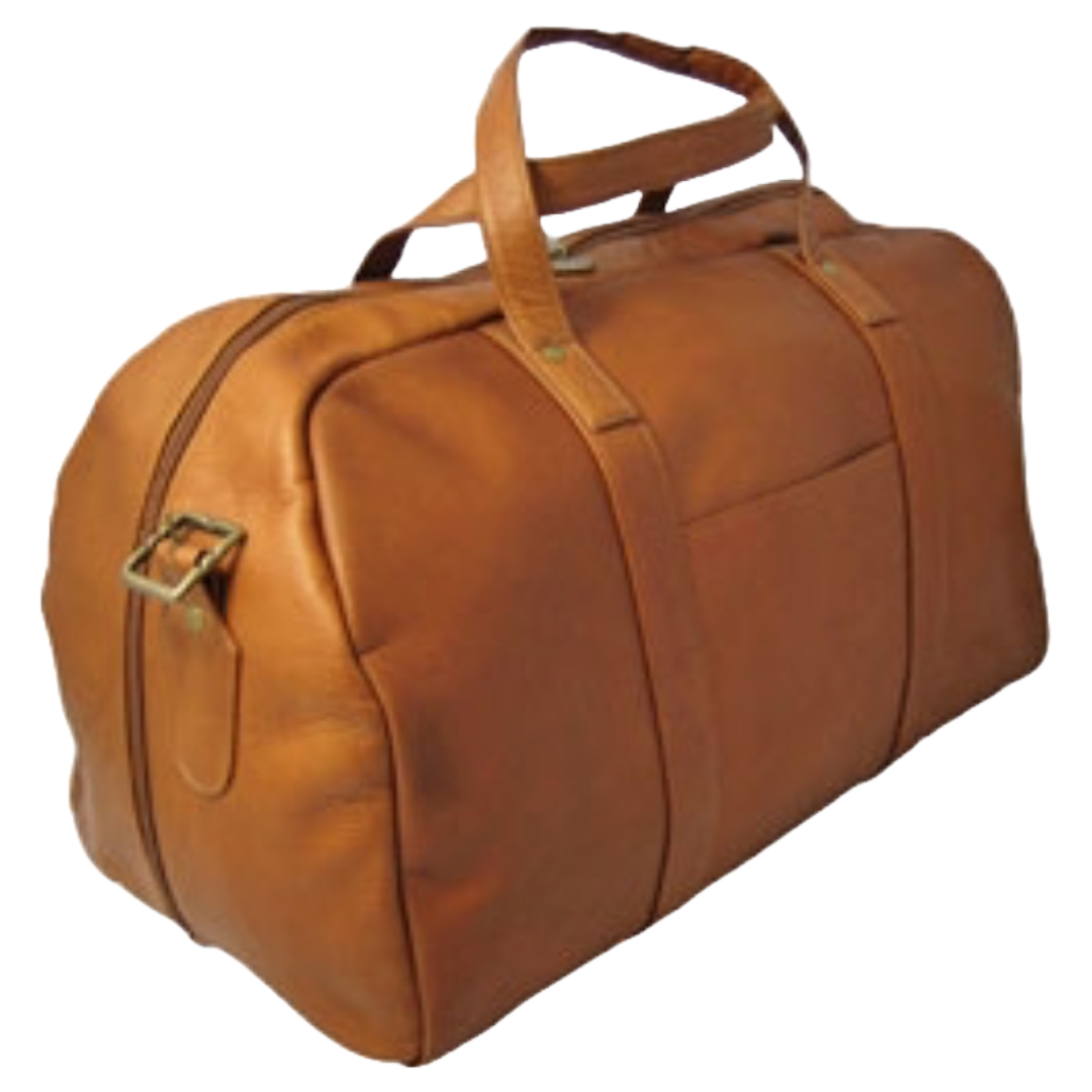 David King & Co-A Frame Leather Duffel (SKU 308B) Tan