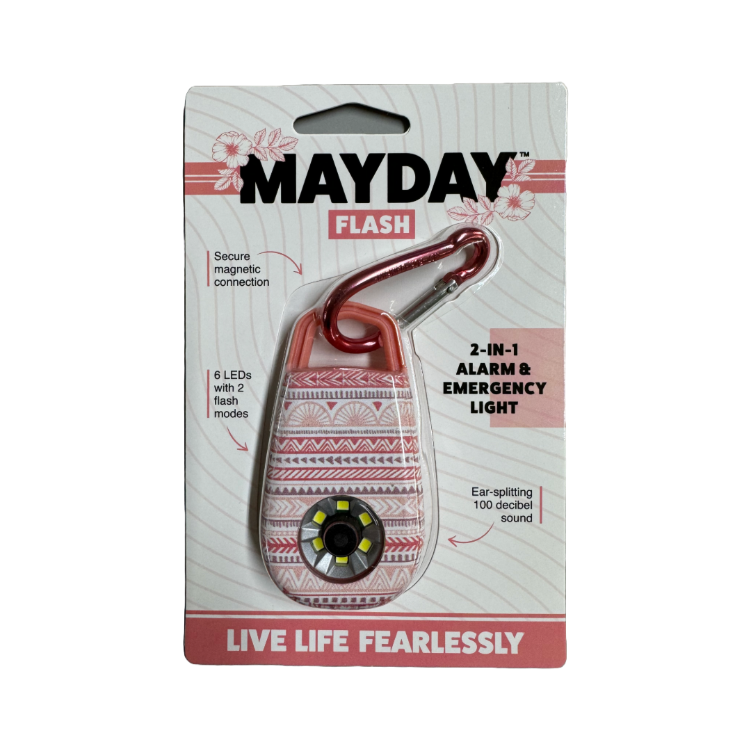 Mayday Ultra Flash 2-in-1 Alarm & Emergency Light With Carabiner Clip