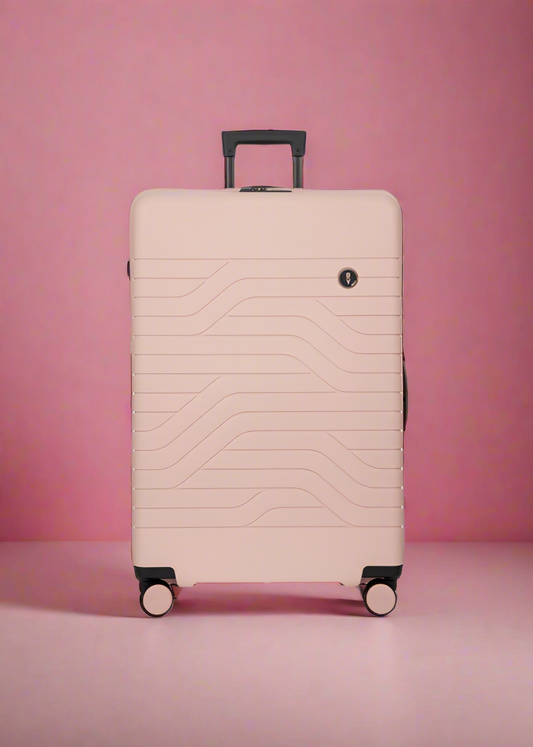 Bric's Ulisse 30" Large Checked Hardsided Expandable Spinner Red