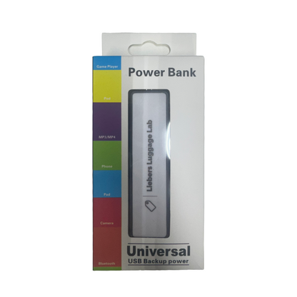 Lieber's Luggage® Lab - Universal 2000mAh USB Battery Power Bank- Travel Accessories for Legacy Collection
