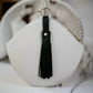 Genuine Leather Tassel Keychain/Bag Charm- $8.99