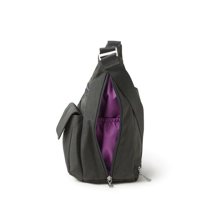 Baggallini Everywhere Crossbody Bagg With RFID Removable Wristlet Wallet