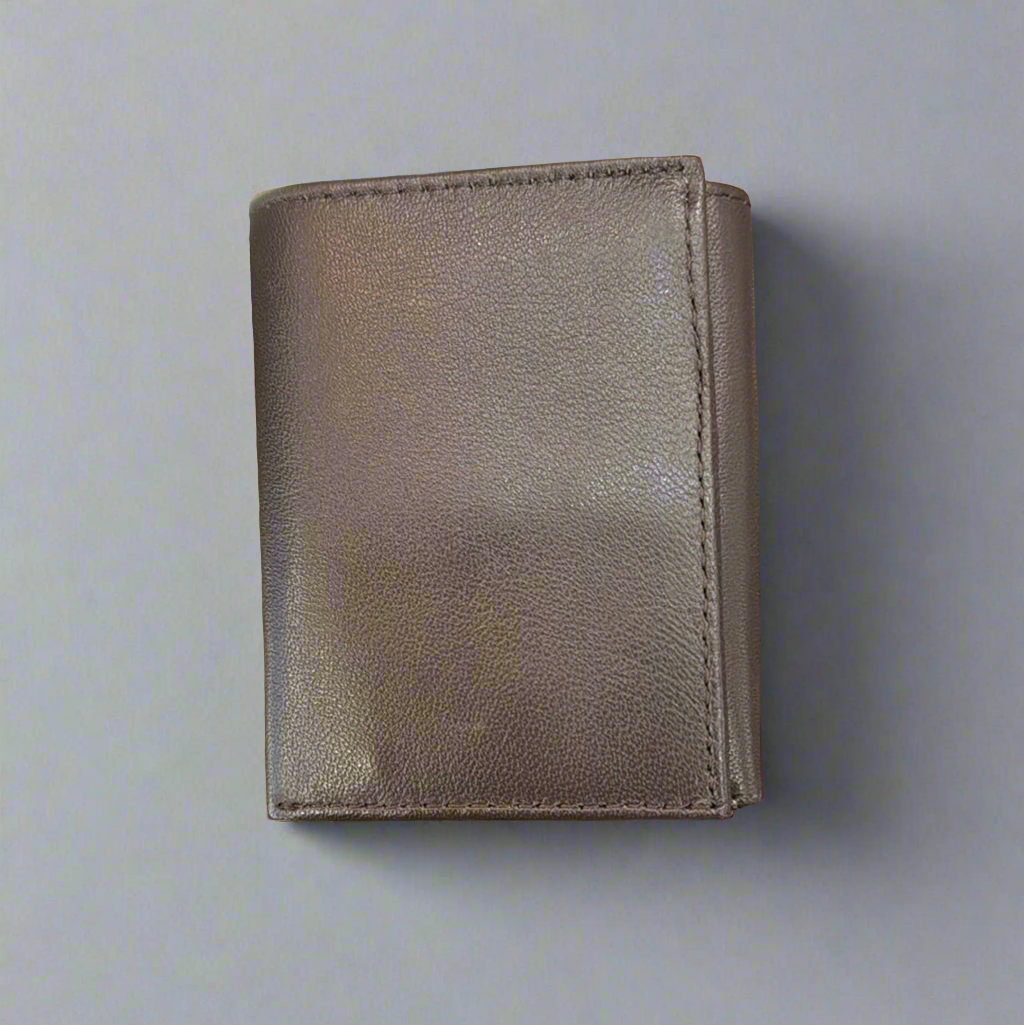 DK Leather RFID Trifold wallet- $20