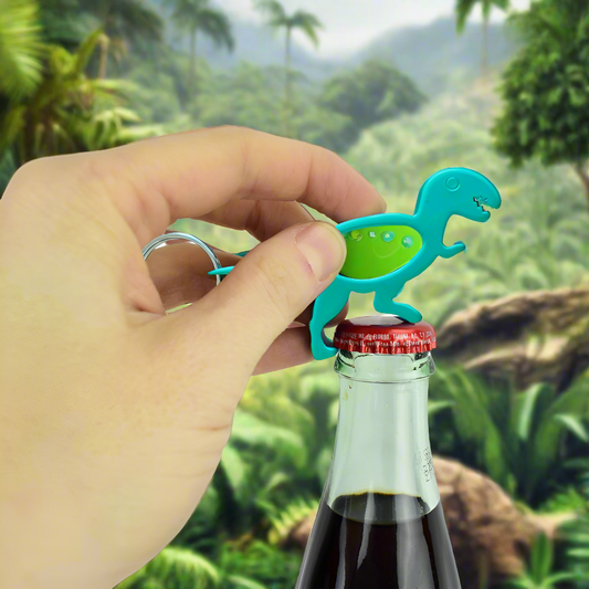 Dinosaur Bottle Opener Keychain- T-Rex- $8.00