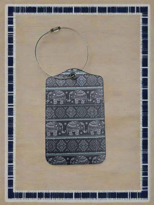 Luggage Tag- Elephants