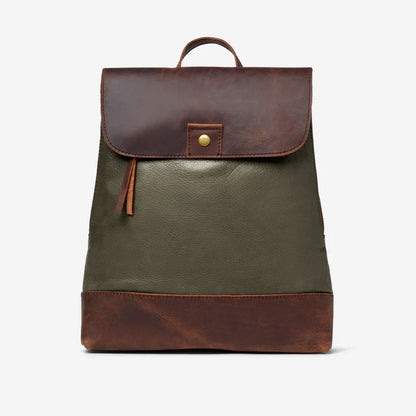 Osgoode Marley Leather Felicia Backpack- 7130 Olive