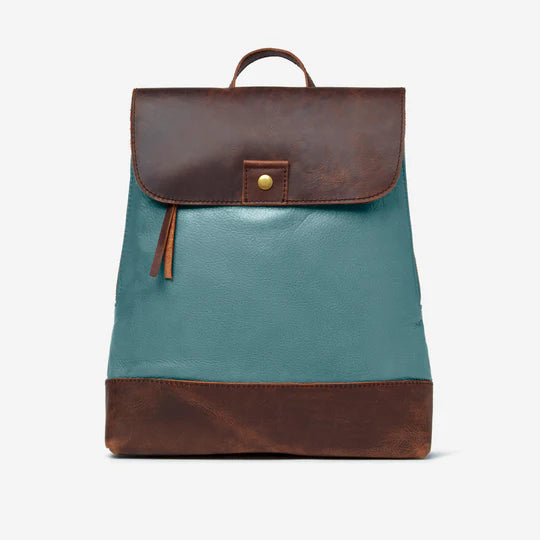 Osgoode Marley Leather Felicia Backpack- 7130 Teal