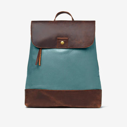 Osgoode Marley Leather Felicia Backpack- 7130 Teal