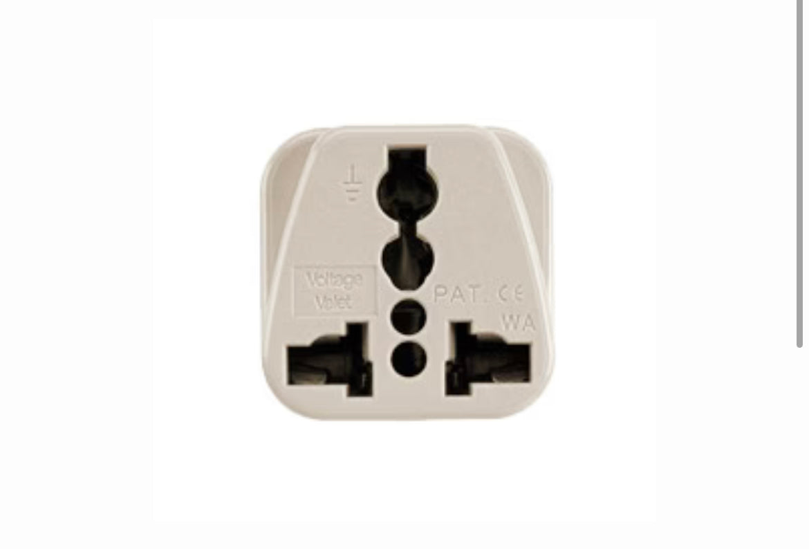 Voltage Valet Grounded Adaptor Plug - GUF | India / Middle East