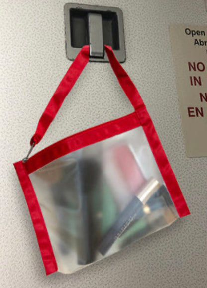 AIRQUART 3-1-1 Toiletry Travel Bag Red