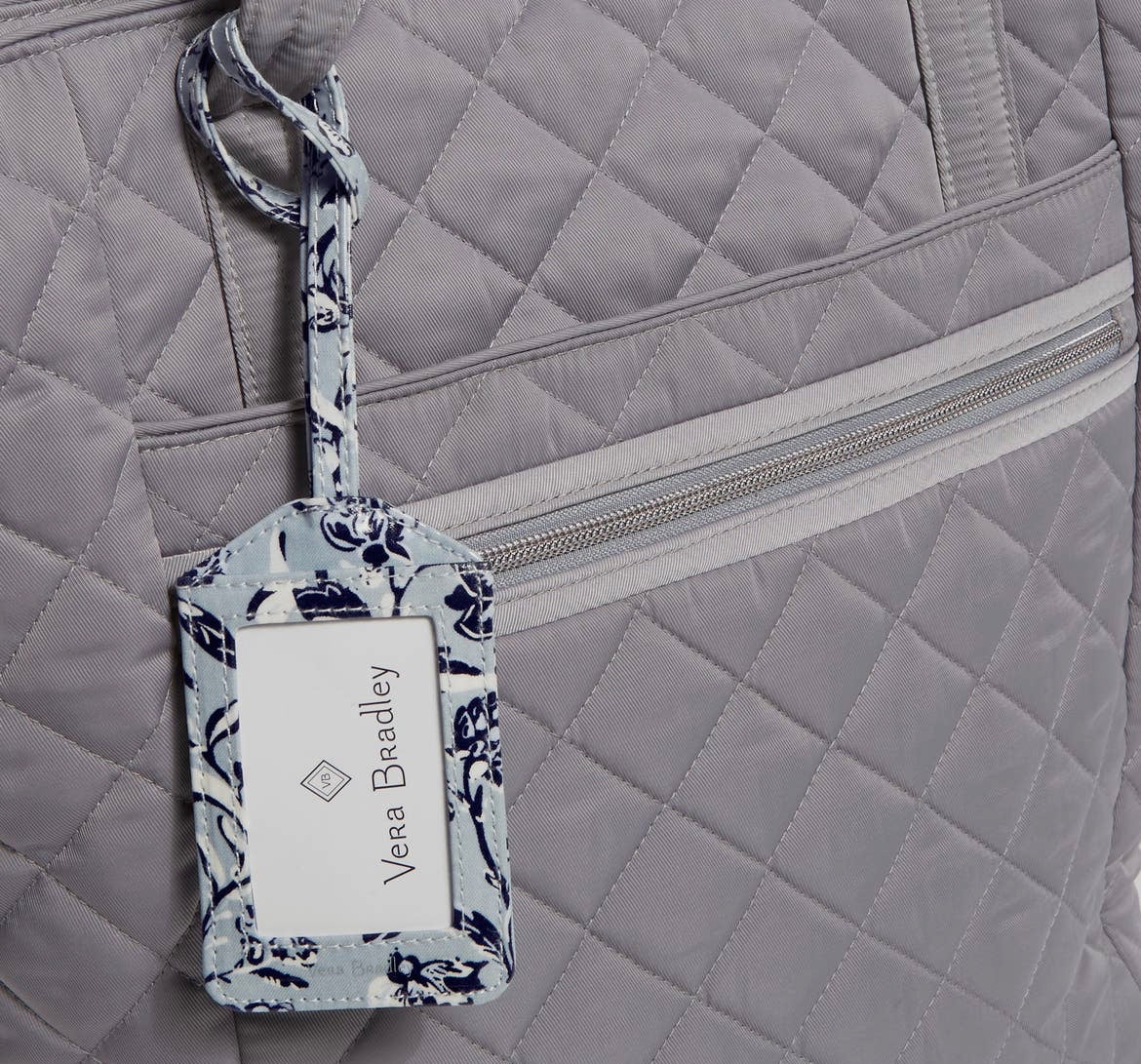 On Sale- Vera Bradley- Luggage Tag - Perennials Gray