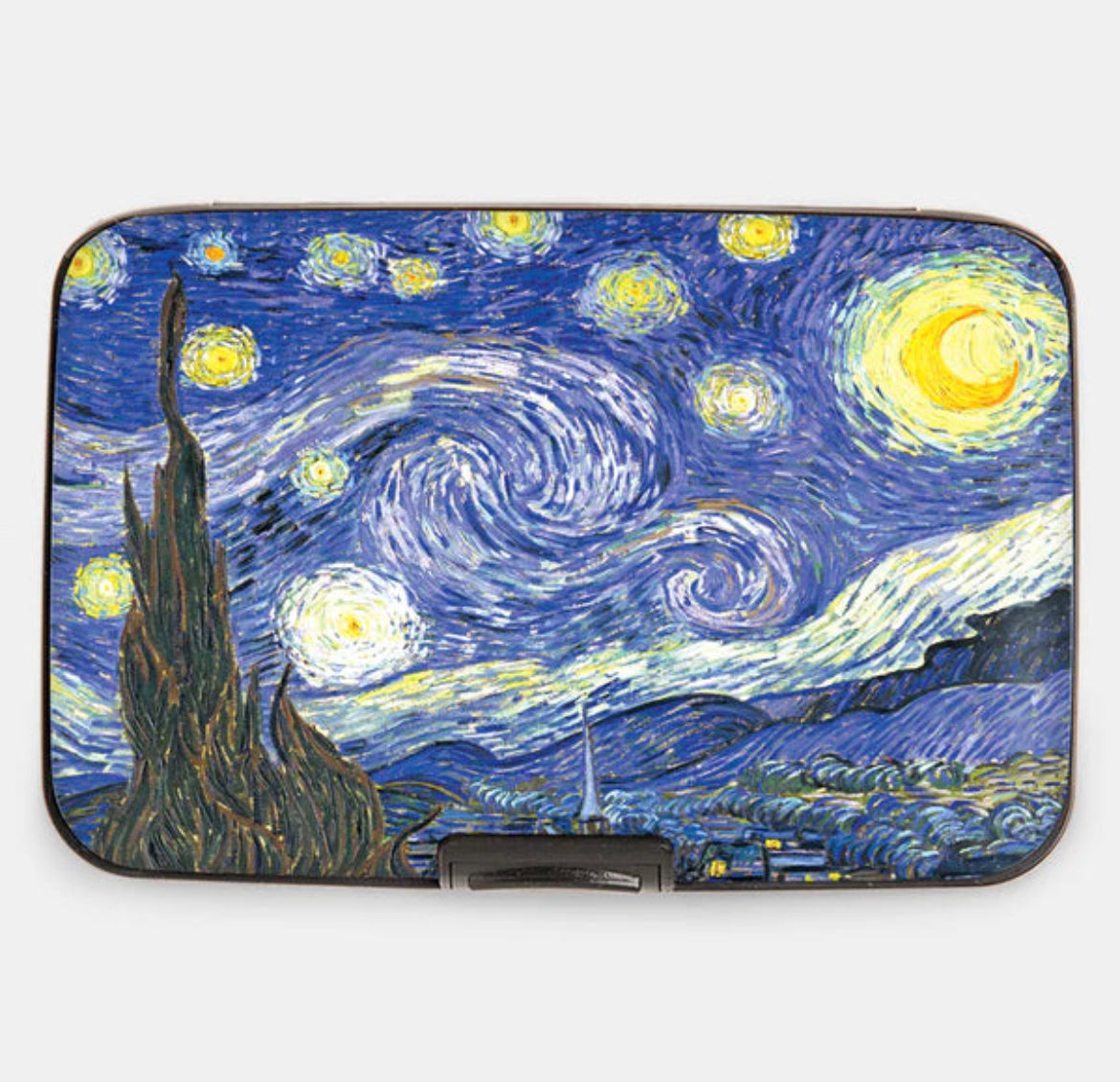 Monarque RFID Blocking Armored Wallet- Van Gogh’s Starry Night