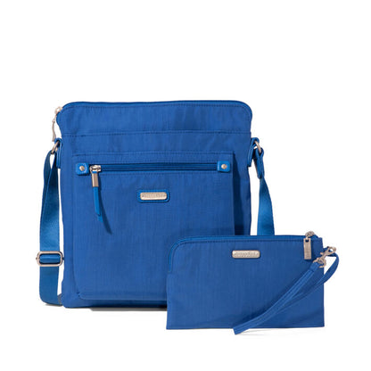Baggallini Go Bagg With RFID Phone Wristlet Lapis