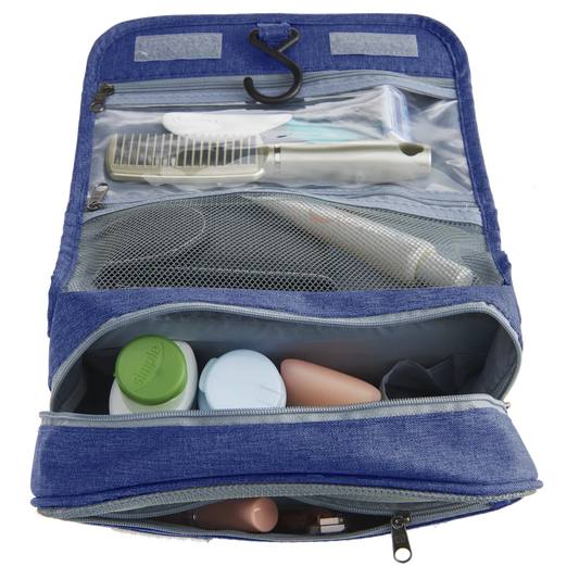 Smooth Trip Hanging Toiletry Kit Gray