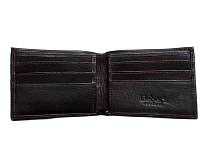 Lieber's Luggage® Lab - Leather Slim Fold Wallet with RFID Blocking Card