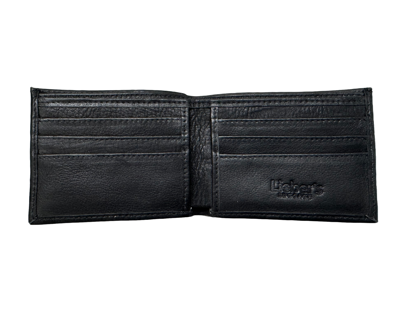 Lieber's Leather Slim Fold Wallet with RFID Blocking Card- $55