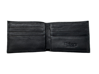 Lieber's Luggage® Lab - Leather Slim Fold Wallet with RFID Blocking Card