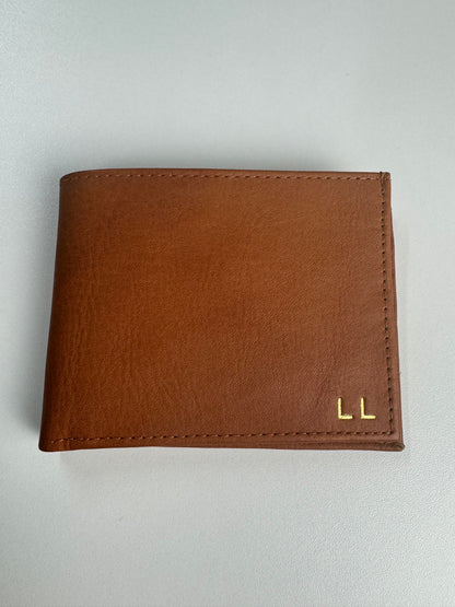 Lieber's Luggage® Lab - Leather Slim Fold Wallet with RFID Blocking Card