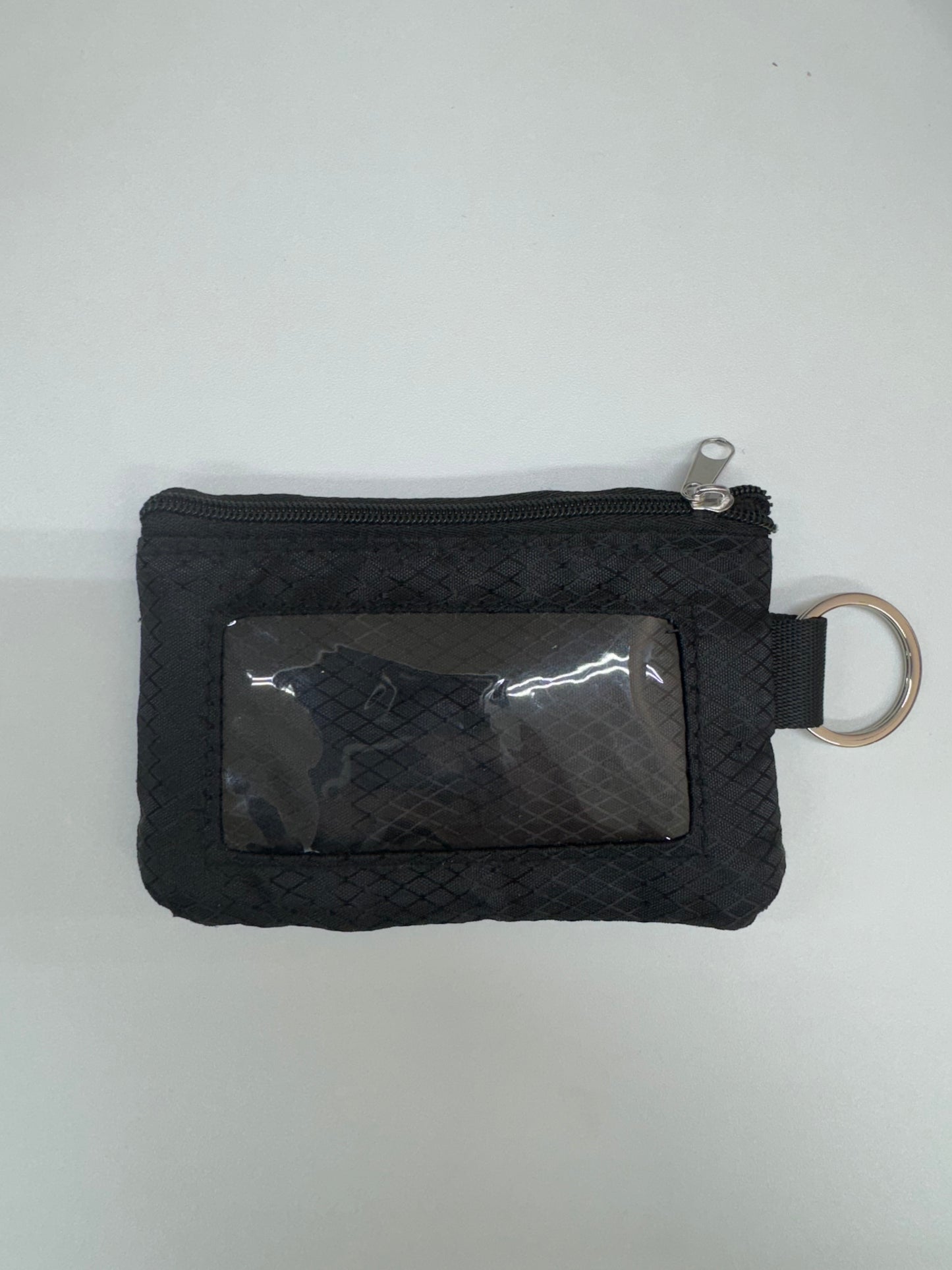 Small RFID Credit Card & ID Zippered Wallet With Removable Lanyard - 4.5 x 3 inches