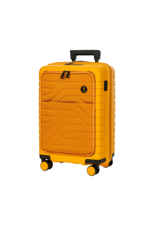 Bric’s B|Y Ulisse 22” Hardsided Expandable Carry-on Spinner with Softsided Front Pocket
