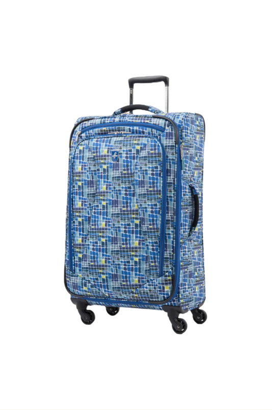 On Sale- Atlantic Ultralite 25” Checked Softsided Spinner- 6.8 lbs
