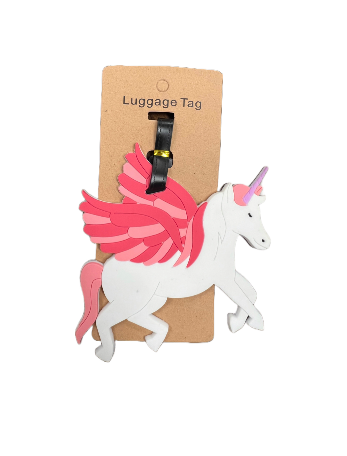 Luggage 2025 tag unicorn