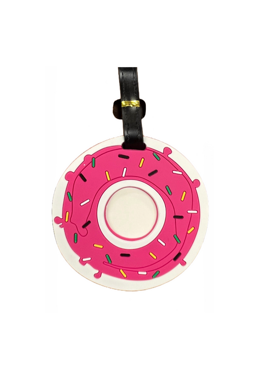 On Sale - Silicone Luggage Tag- Donut