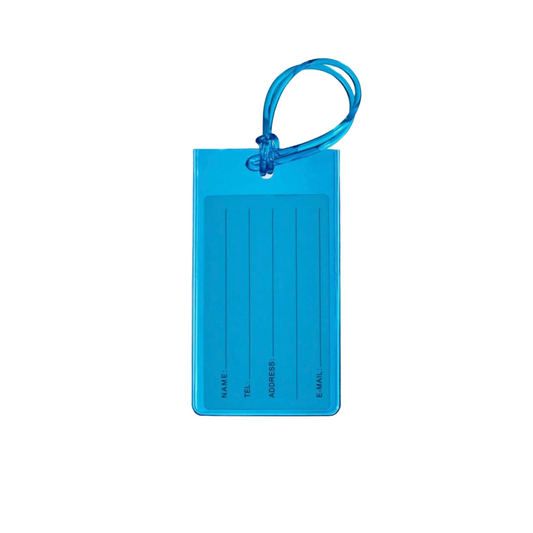Jelly Luggage Tag- Aqua