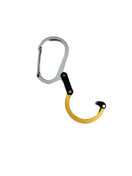 Aluminum Carabiner Clip with Rotating Hook- $6.99