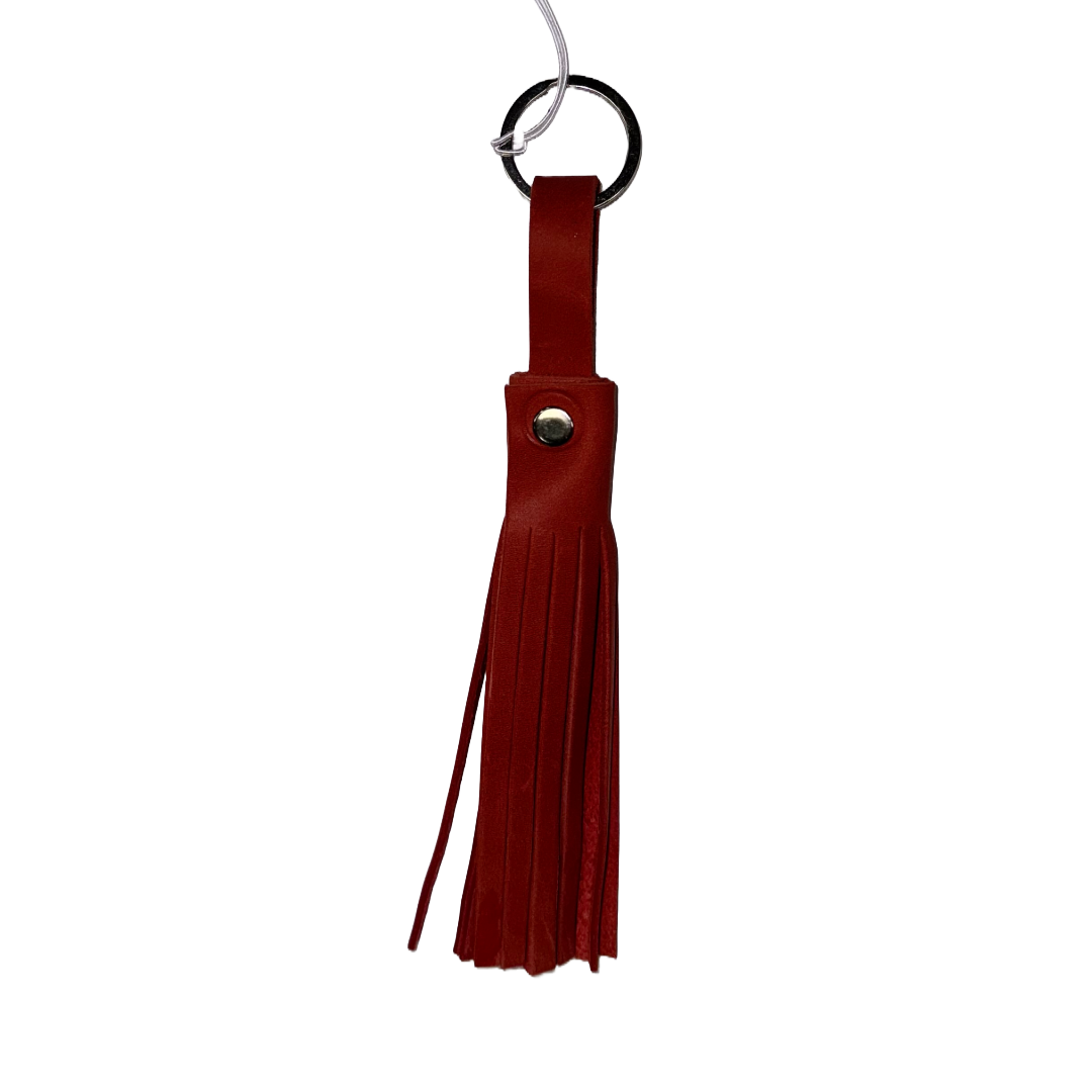 Genuine Leather Tassel Keychain/Bag Charm- $8.99