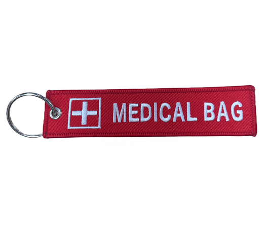 Medical Bag Tag with Keyring