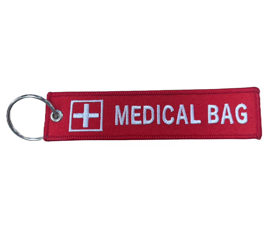 Medical Bag Tag with Keyring- $5.99