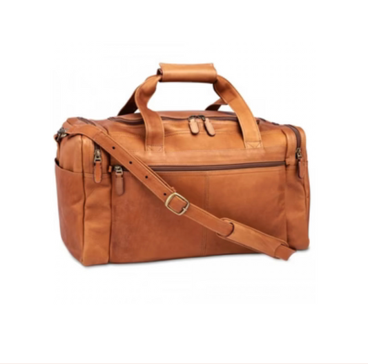 Dorado- 18” Colombian Leather Duffel Bag
