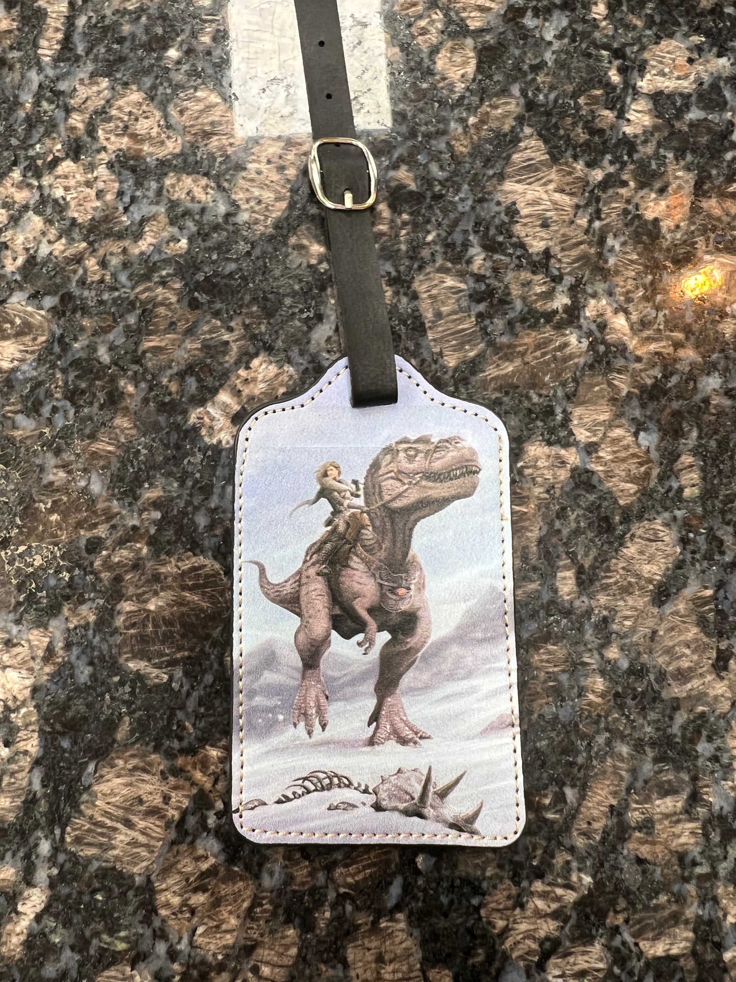 Etiqueta de equipaje - Dinosaurios