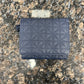 On Sale- Buxton Medium Trifold-Double Diamond Quilt-Vegan Leather