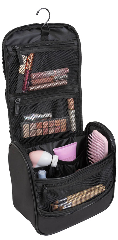 Joan & David High Density Sport Nylon Hanging Toiletry Organizer Bag with 3-1-1 Bag