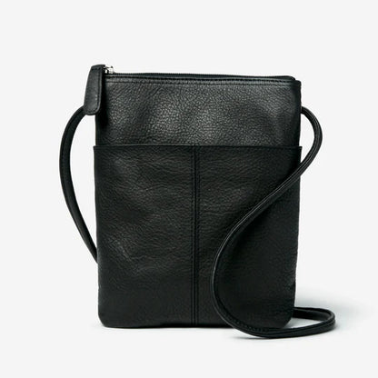 Osgoode Marley Leather Jamie's Travel Crossbody Bag Black