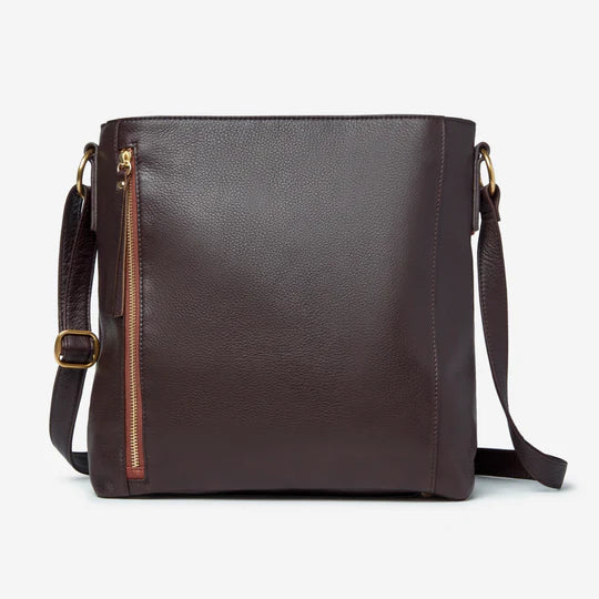 Osgoode Marley RFID Zip Top Leather Crossbody $247