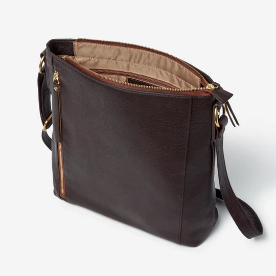 Osgoode Marley RFID Zip Top Leather Crossbody $247