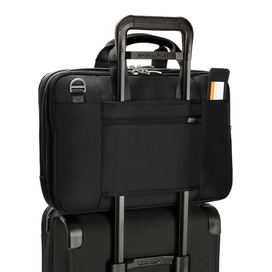 Briggs & Riley @WORK Medium Expandable RFID Brief (Free Monogram)- KB525X