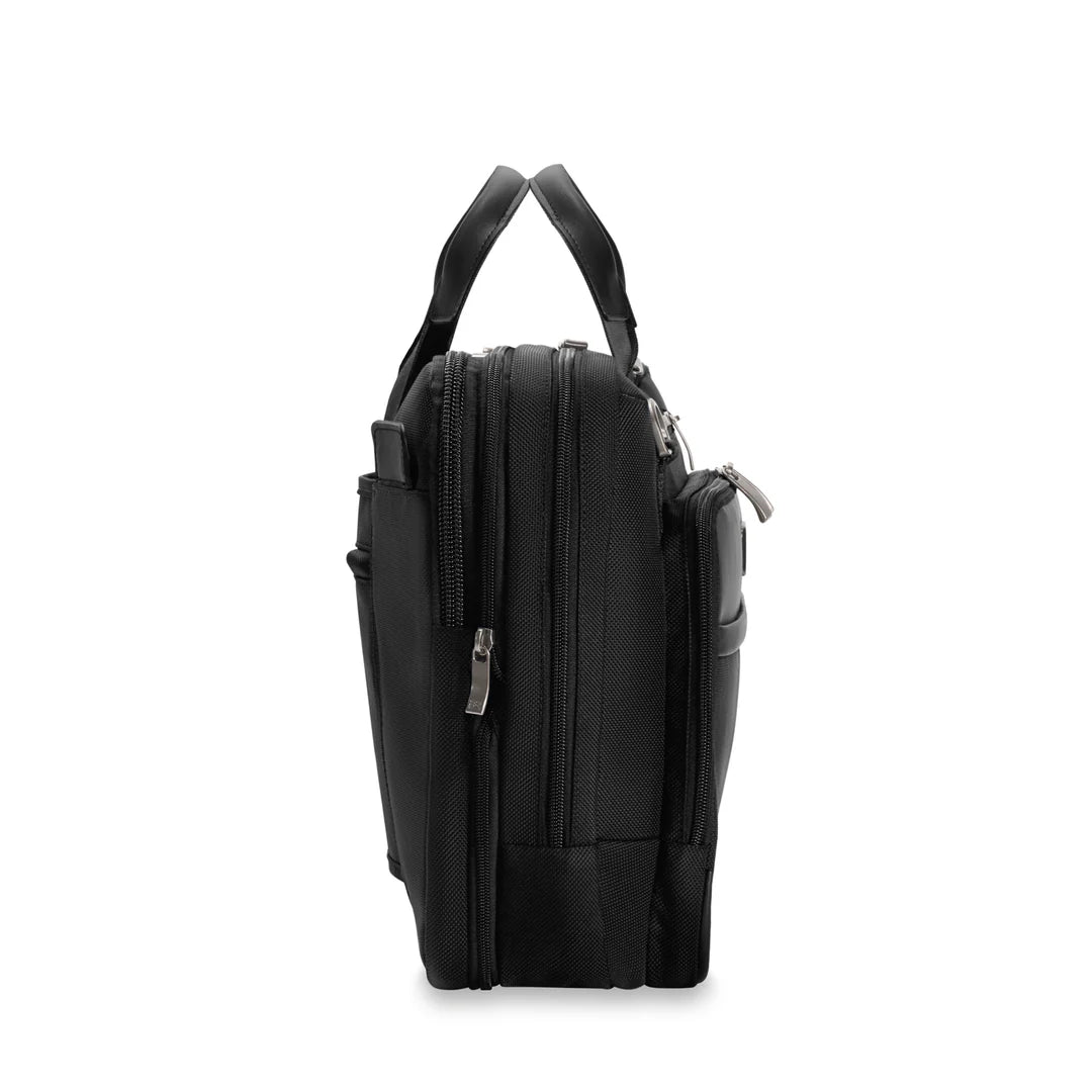 Briggs & Riley @WORK Medium Expandable RFID Brief (Free Monogram)- KB525X