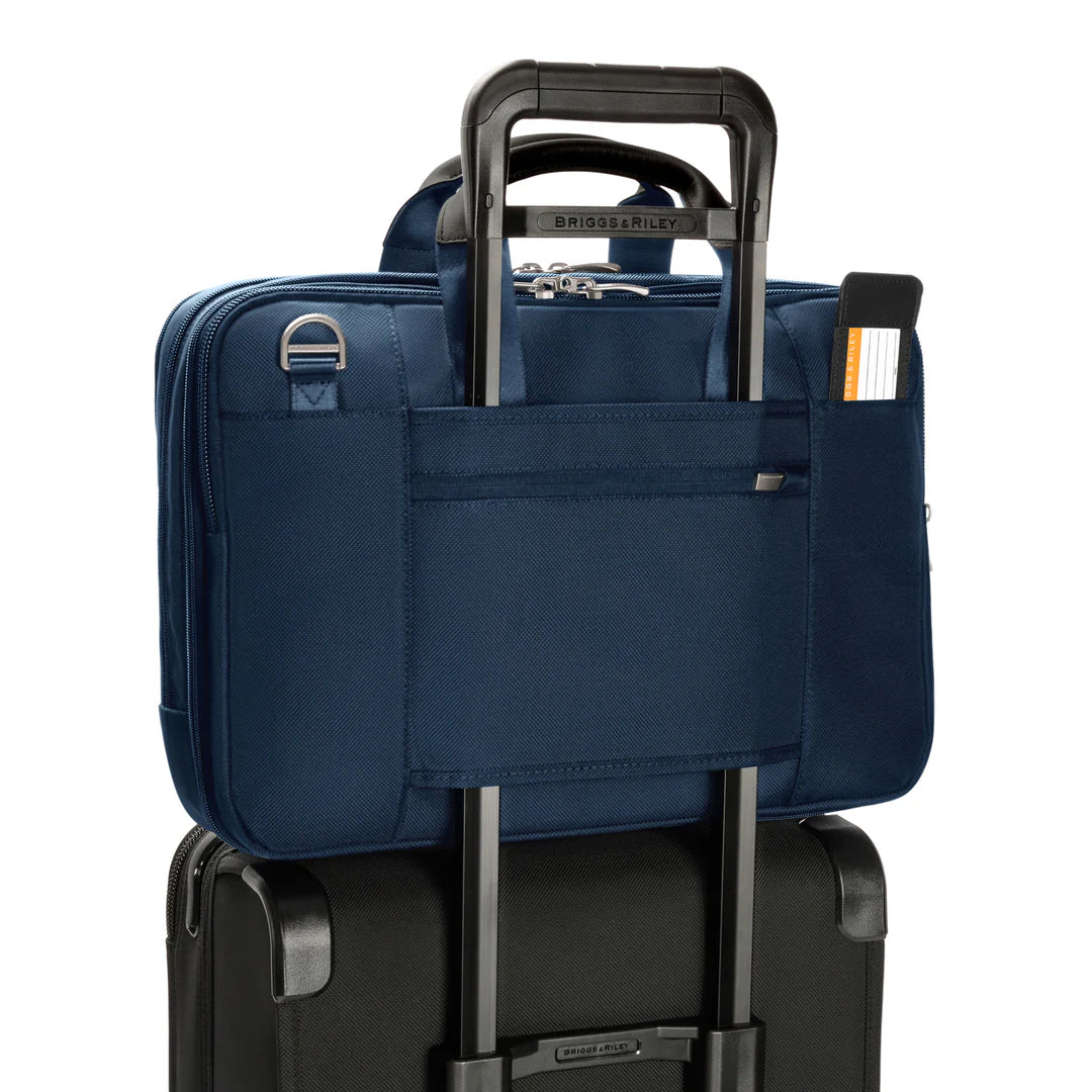 Briggs & Riley @WORK Medium Expandable RFID Brief (Free Monogram)- KB525X